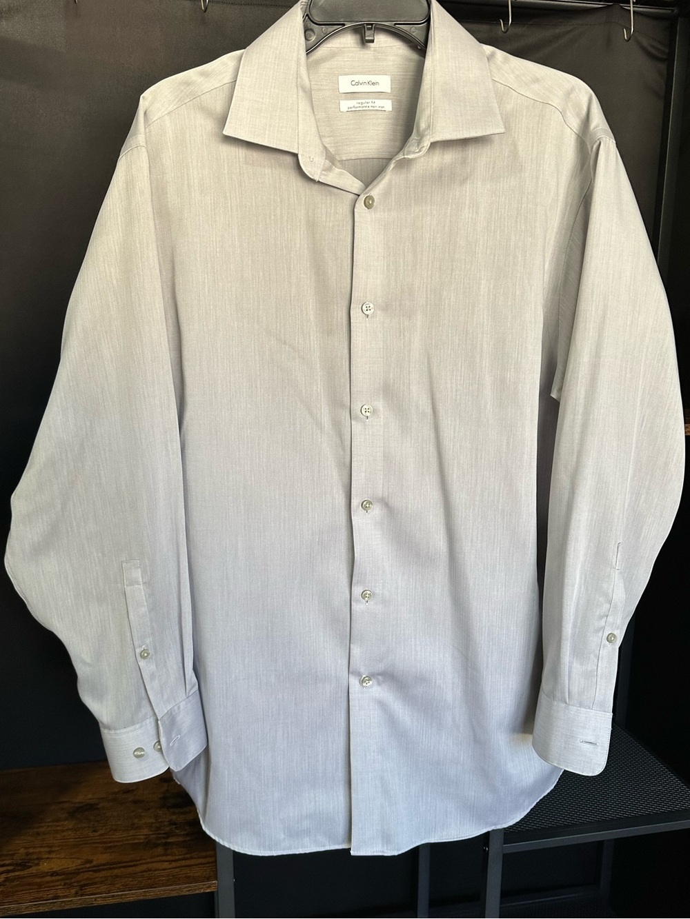 Calvin Klein relaxed fit button down top